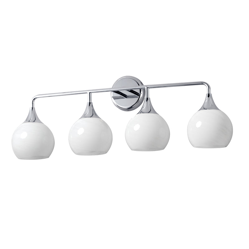 Maxim 21224MRPC Neve 4 Light Bath Vanity | Polished Chrome