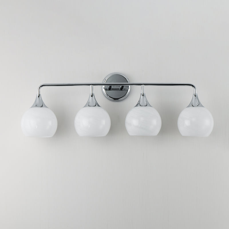 Maxim 21224MRPC Neve 4 Light Bath Vanity | Polished Chrome