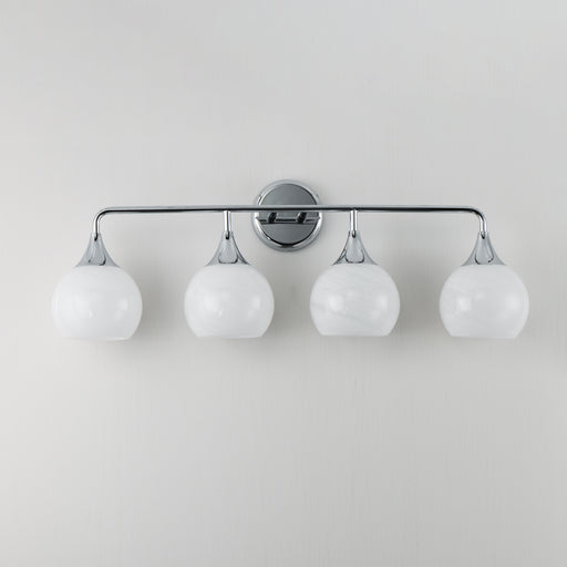 Maxim 21224MRPC Neve 4 Light Bath Vanity | Polished Chrome
