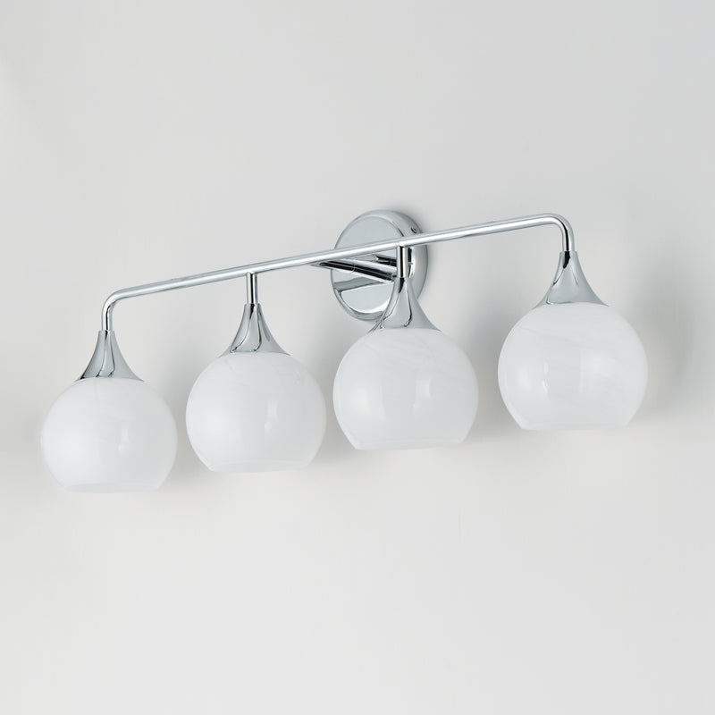 Maxim 21224MRPC Neve 4 Light Bath Vanity | Polished Chrome