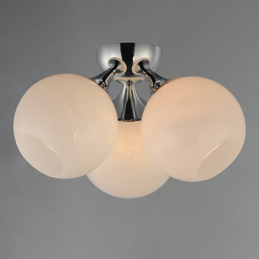 Maxim 21225MRPC Neve 3 Light Semi Flush | Polished Chrome