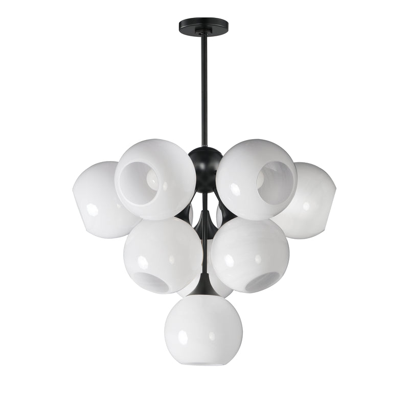 Maxim 21228MRBK Neve 10 Light Pendant | Black
