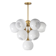 Maxim 21228MRNAB Neve 10 Light Pendant | Natural Aged Brass