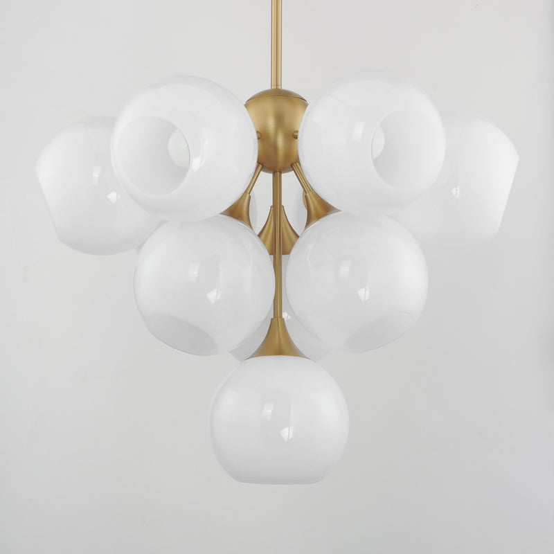 Maxim 21228MRNAB Neve 10 Light Pendant | Natural Aged Brass
