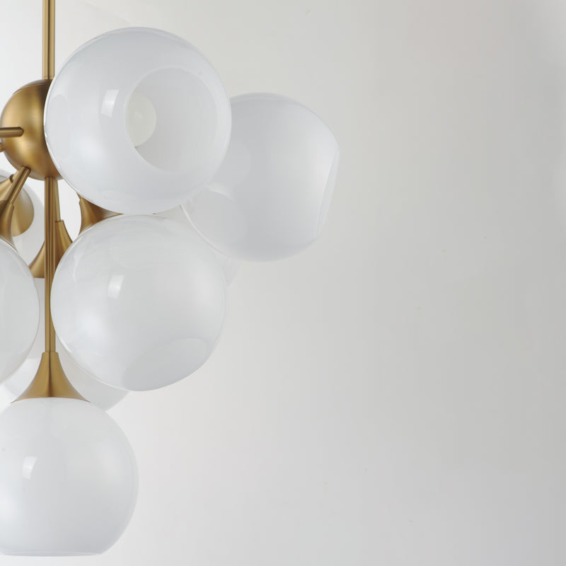 Maxim 21228MRNAB Neve 10 Light Pendant | Natural Aged Brass