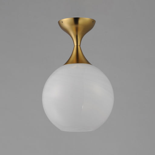 Maxim 21229MRNAB Neve Flush Mount | Natural Aged Brass