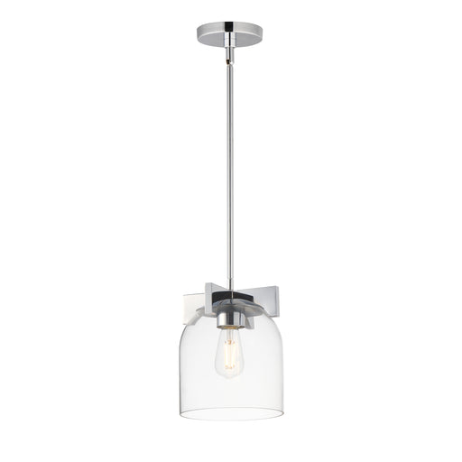 Maxim 21230CLPC Scoop 1 Light Pendant/Flush Mount | Polished Chrome