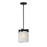 Maxim 21230MRBK Scoop 1 Light Pendant/Flush Mount | Black