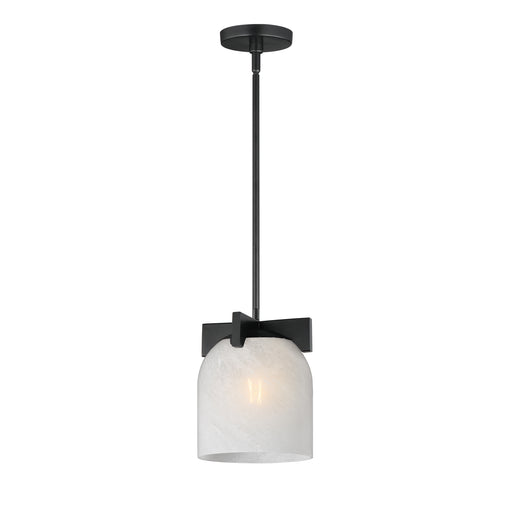 Maxim 21230MRBK Scoop 1 Light Pendant/Flush Mount | Black