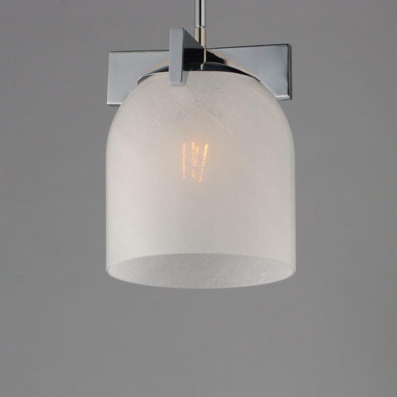 Maxim 21230MRPC Scoop 1 Light Pendant/Flush Mount | Polished Chrome
