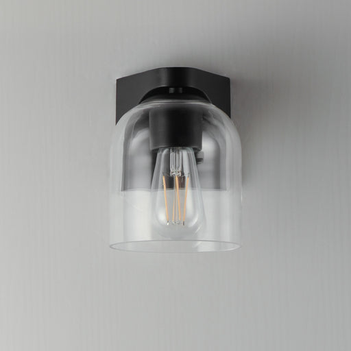 Maxim 21231CLBK Scoop 1 Light Bath Vanity | Black