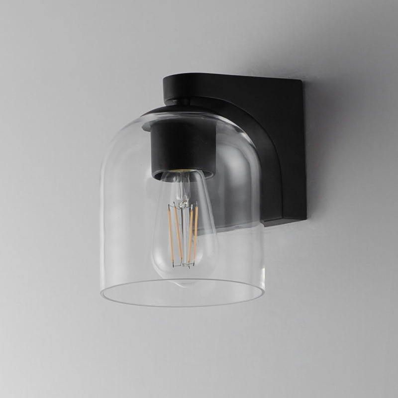 Maxim 21231CLBK Scoop 1 Light Bath Vanity | Black