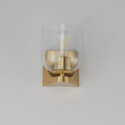 Maxim 21231CLNAB Scoop 1 Light Bath Vanity | Natural Aged Brass