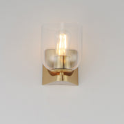 Maxim 21231CLNAB Scoop 1 Light Bath Vanity | Natural Aged Brass