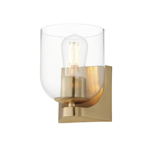 Maxim 21231CLNAB Scoop 1 Light Bath Vanity | Natural Aged Brass