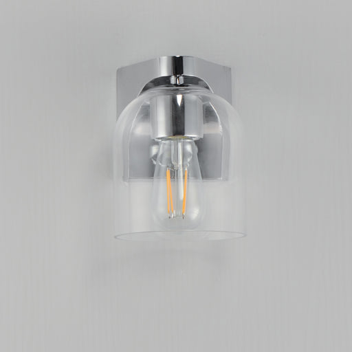 Maxim 21231CLPC Scoop 1 Light Bath Vanity | Polished Chrome
