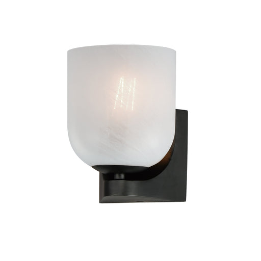 Maxim 21231MRBK Scoop 1 Light Bath Vanity | Black