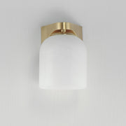 Maxim 21231MRNAB Scoop 1 Light Bath Vanity | Natural Aged Brass