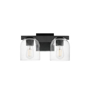 Maxim 21232CLBK Scoop 2 Light Bath Vanity | Black