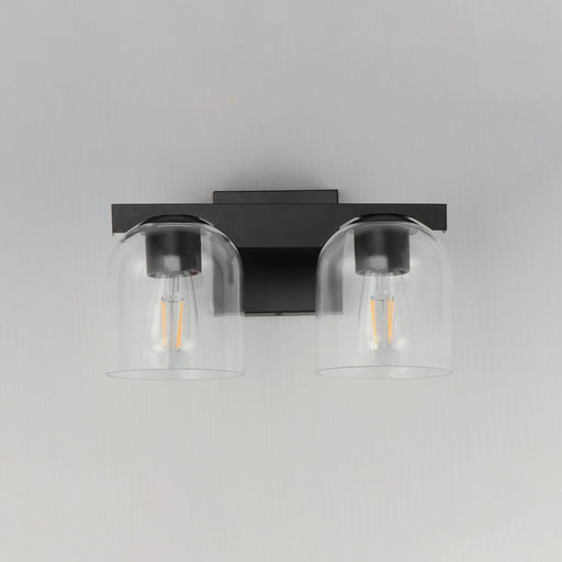 Maxim 21232CLBK Scoop 2 Light Bath Vanity | Black
