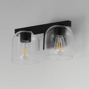 Maxim 21232CLBK Scoop 2 Light Bath Vanity | Black