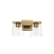 Maxim 21232CLNAB Scoop 2 Light Bath Vanity | Natural Aged Brass