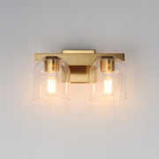Maxim 21232CLNAB Scoop 2 Light Bath Vanity | Natural Aged Brass