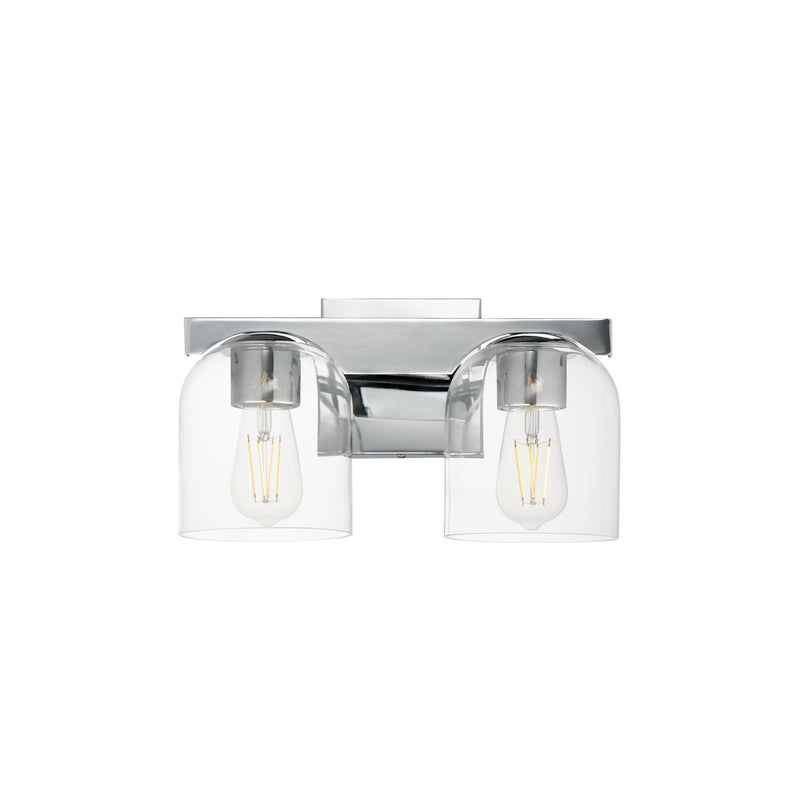 Maxim 21232CLPC Scoop 2 Light Bath Vanity | Polished Chrome
