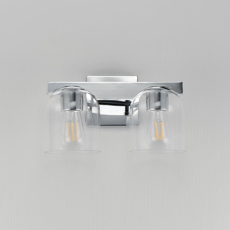 Maxim 21232CLPC Scoop 2 Light Bath Vanity | Polished Chrome