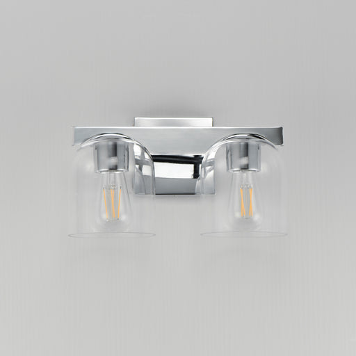 Maxim 21232CLPC Scoop 2 Light Bath Vanity | Polished Chrome