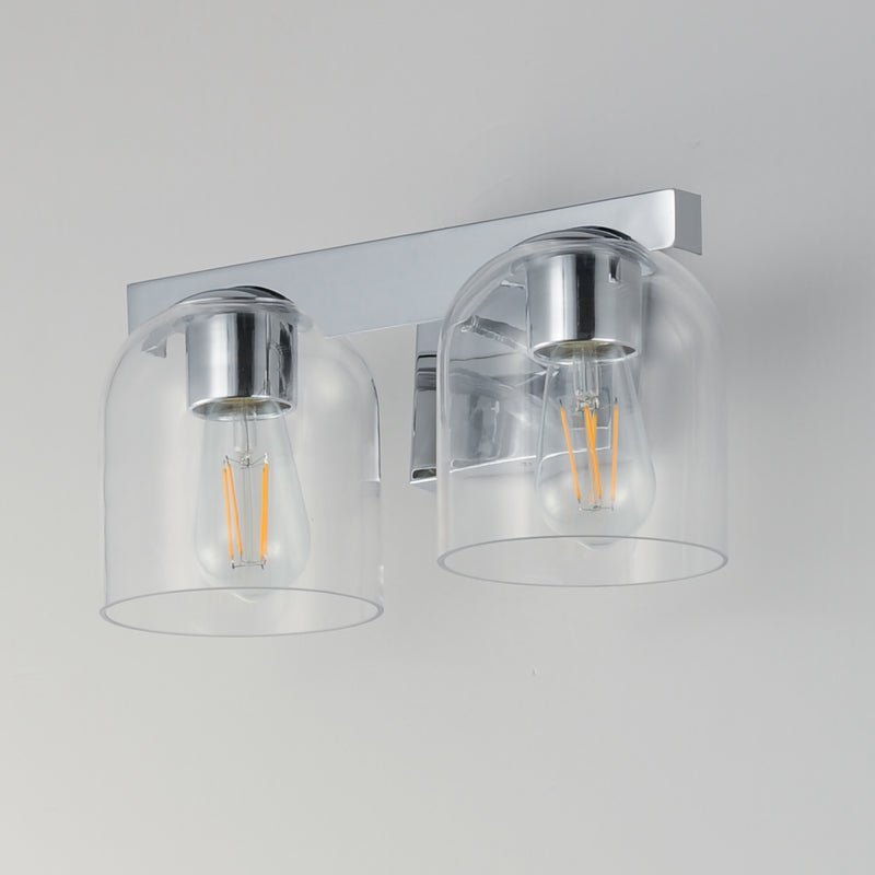 Maxim 21232CLPC Scoop 2 Light Bath Vanity | Polished Chrome