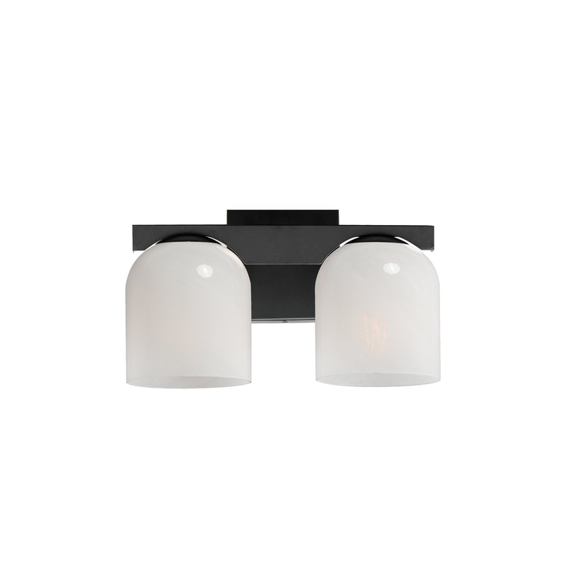Maxim 21232MRBK Scoop 2 Light Bath Vanity | Black