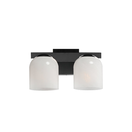 Maxim 21232MRBK Scoop 2 Light Bath Vanity | Black