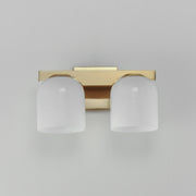 Maxim 21232MRNAB Scoop 2 Light Bath Vanity | Natural Aged Brass