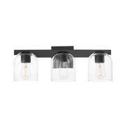 Maxim 21233CLBK Scoop 3 Light Bath Vanity | Black