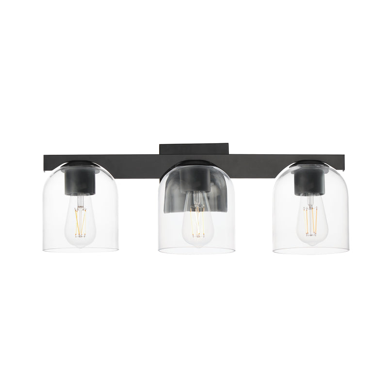 Maxim 21233CLBK Scoop 3 Light Bath Vanity | Black