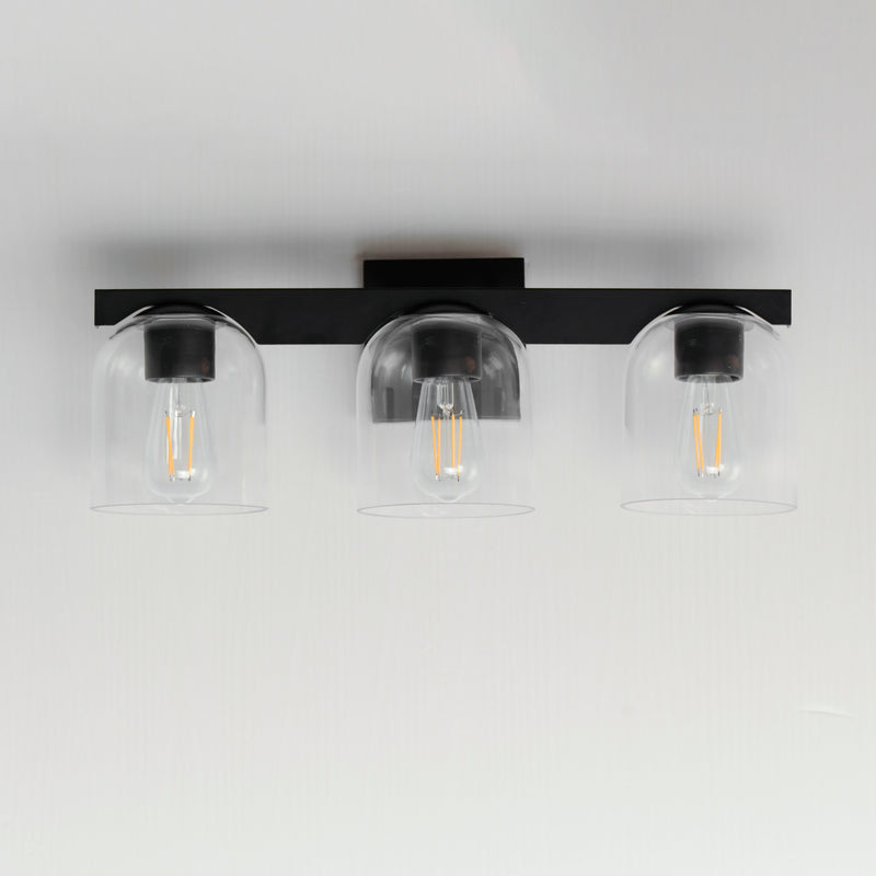 Maxim 21233CLBK Scoop 3 Light Bath Vanity | Black