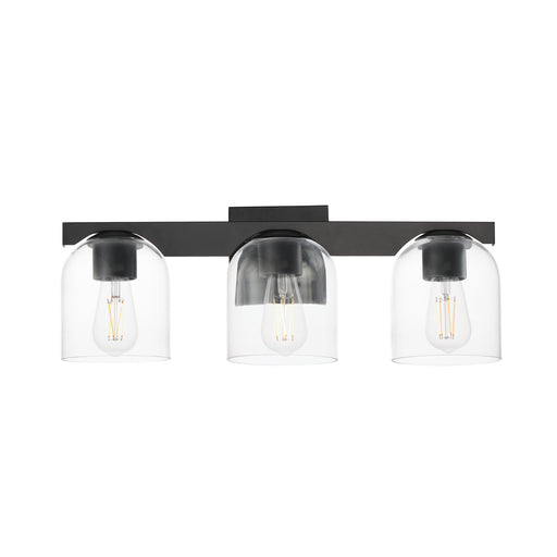Maxim 21233CLBK Scoop 3 Light Bath Vanity | Black