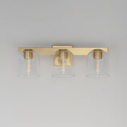 Maxim 21233CLNAB Scoop 3 Light Bath Vanity | Natural Aged Brass