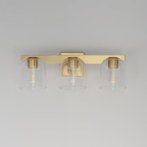 Maxim 21233CLNAB Scoop 3 Light Bath Vanity | Natural Aged Brass