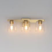 Maxim 21233CLNAB Scoop 3 Light Bath Vanity | Natural Aged Brass