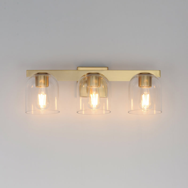 Maxim 21233CLNAB Scoop 3 Light Bath Vanity | Natural Aged Brass
