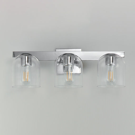 Maxim 21233CLPC Scoop 3 Light Bath Vanity | Polished Chrome