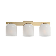 Maxim 21233MRNAB Scoop 3 Light Bath Vanity | Natural Aged Brass