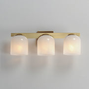 Maxim 21233MRNAB Scoop 3 Light Bath Vanity | Natural Aged Brass
