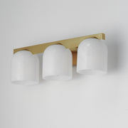 Maxim 21233MRNAB Scoop 3 Light Bath Vanity | Natural Aged Brass