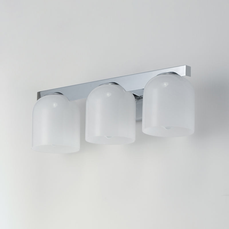 Maxim 21233MRPC Scoop 3 Light Bath Vanity | Polished Chrome