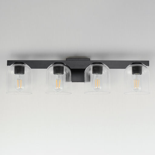 Maxim 21234CLBK Scoop 4 Light Bath Vanity | Black