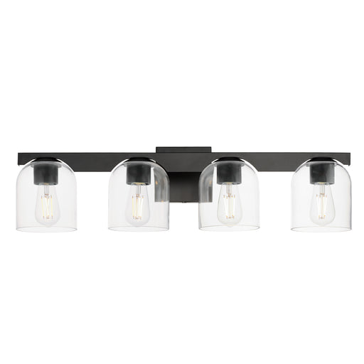 Maxim 21234CLBK Scoop 4 Light Bath Vanity | Black
