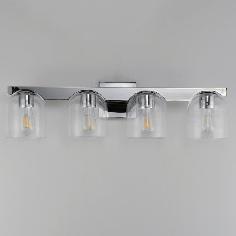 Maxim 21234CLPC Scoop 4 Light Bath Vanity | Polished Chrome